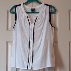Liz Claiborne Black and White Blouse Top